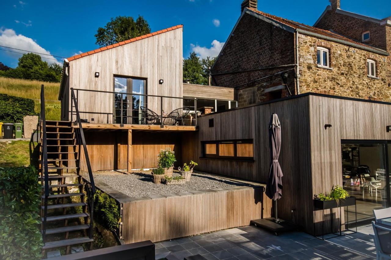 Braives Au Calme De Hosdent Bed & Breakfast エクステリア 写真